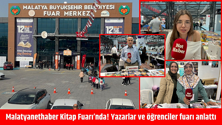 Malatyanethaber Kitap Fuarı’nda! Yazarlar ve öğrenciler fuarı anlattı