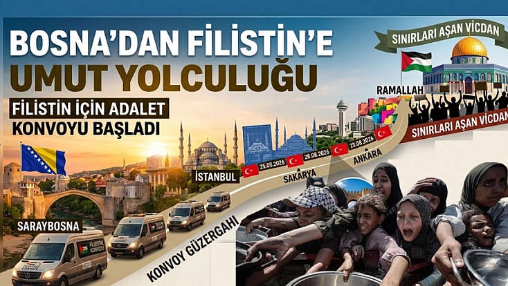 Saraybosna'dan Ramallah'a… Malatyalı 9 gönüllü adalet için yollarda!