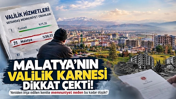 TOKİ konutları, rezerv alanlar, bitmeyen eksikler… Malatya Valiliğinin karnesine yansıdı!