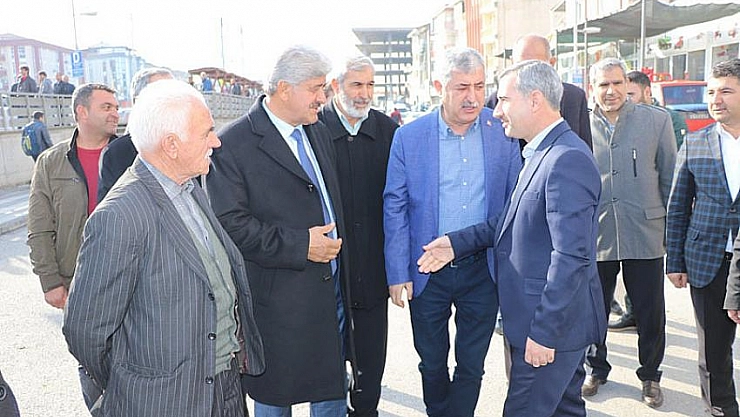 Ekinci teşkilatla buluştu