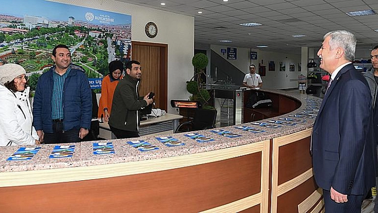 Çalışmaları yerinde inceledi