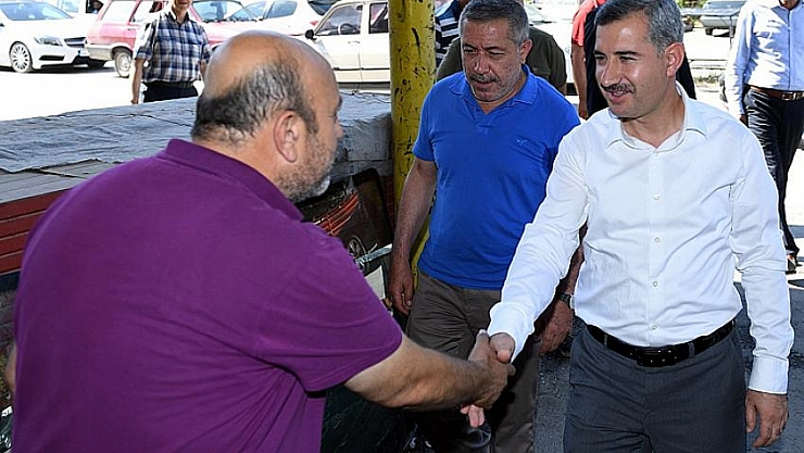 Sıkıntıları dinledi 