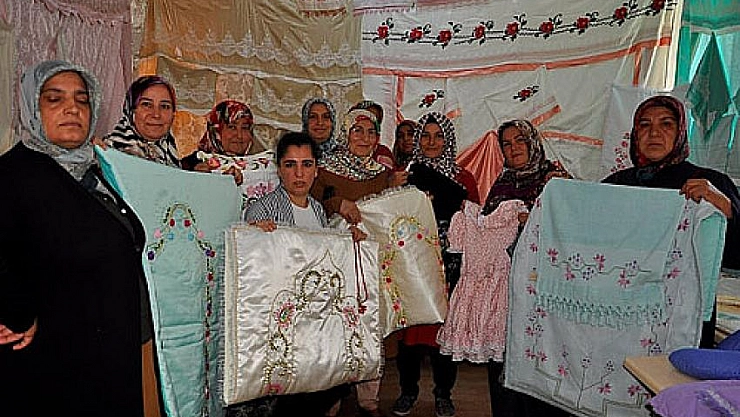 Dikiş-nakış kursu sona erdi 
