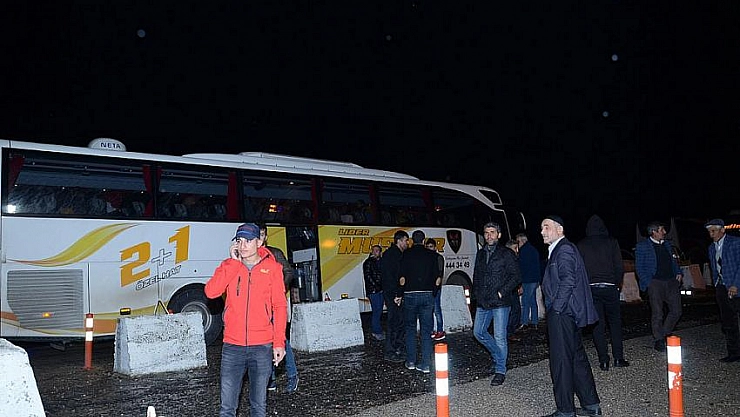 Yolda mahsur kaldılar