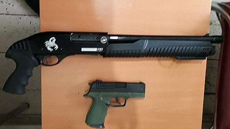 7 silah ele geçirildi