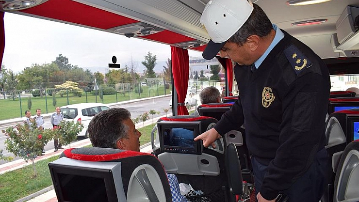 Otobüs koltuklarına kamu spotu