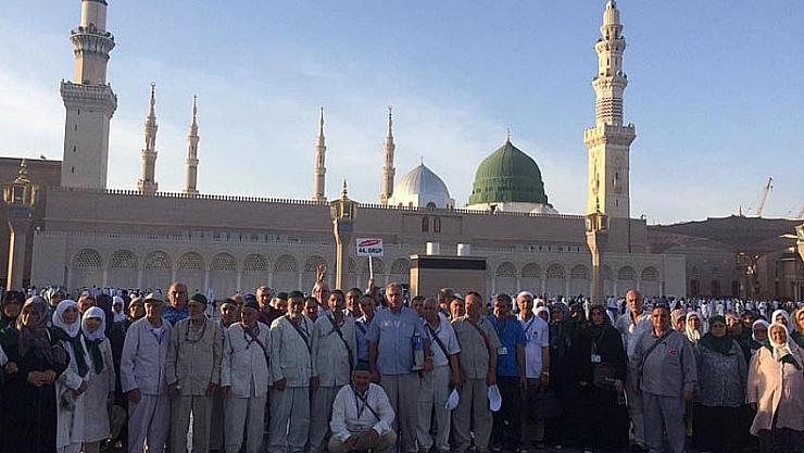 İlk hacı kafilesi Mekke'de