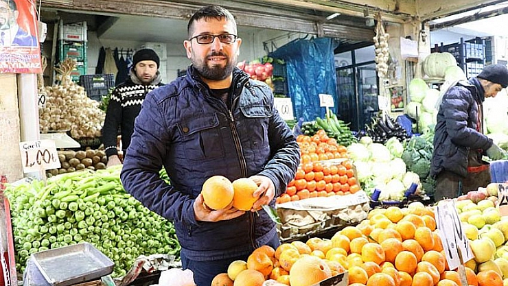10 poşete 1 kilo portakal