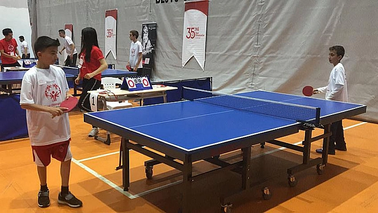 90 özel sporcu katıldı