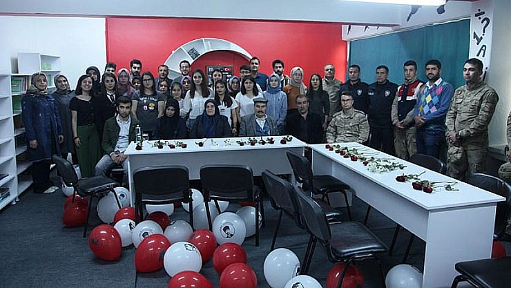 Şehidin ismi kütüphanede yaşayacak