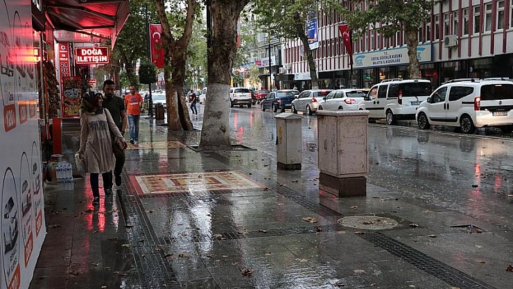 Yağış etkili oldu 