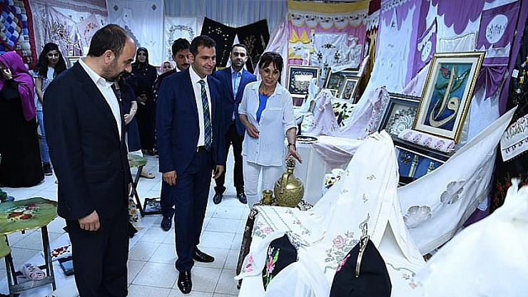 Kursiyerlerden sergi