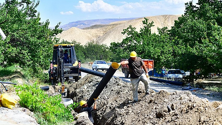 5 mahalleye kanalizasyon hattı