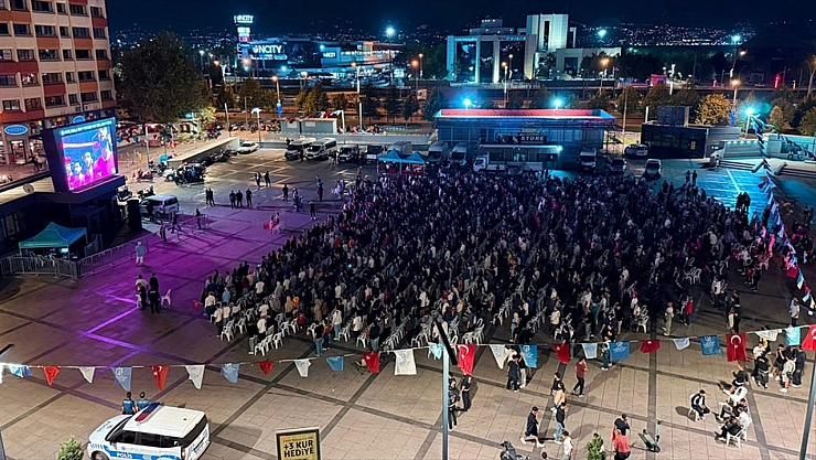 100'üncü Yıl Parkı'nda milli heyecan!