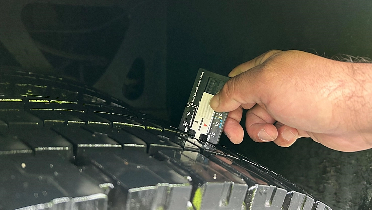 15 Temmuz Otogarı'nda kış lastiği denetimi