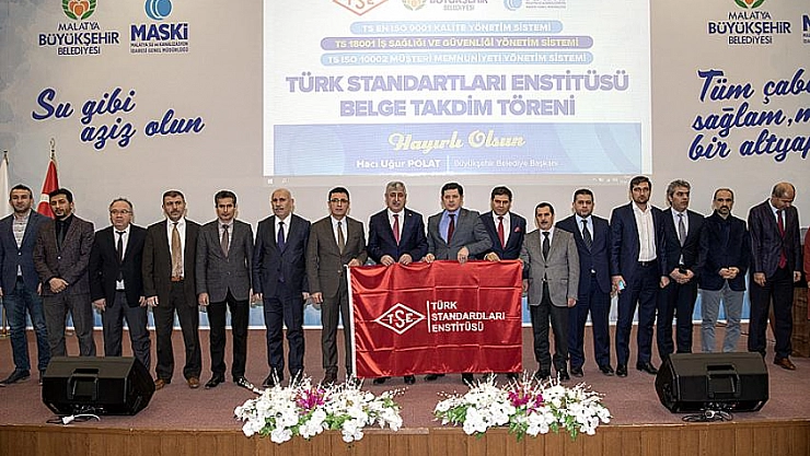 3 TSE belgesini aynı anda alan tek kurum MASKİ