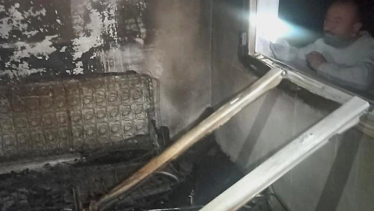 2 evde aynı anda yangın çıktı