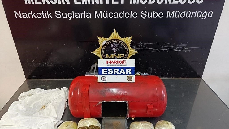 2 kilo esrar ele geçirildi