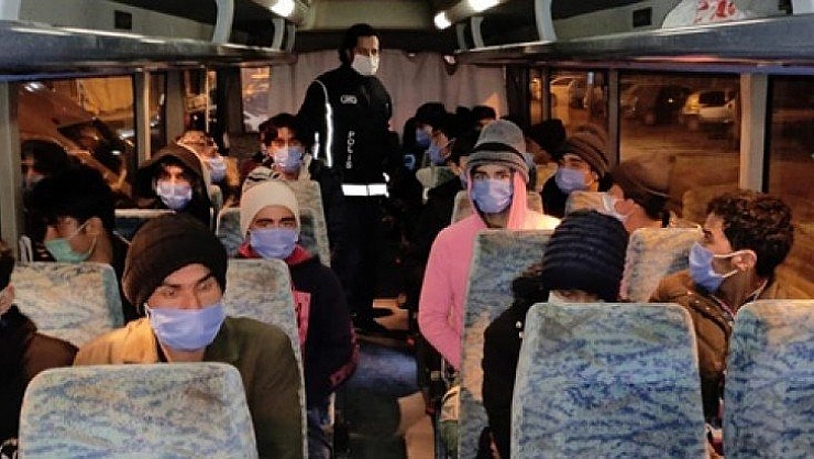 20 göçmen yakalandı