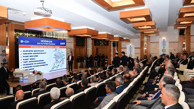2025 yılı yatırım programında Malatya'ya büyük pay: 591 mahalleye toplam 6.3 milyar TL!