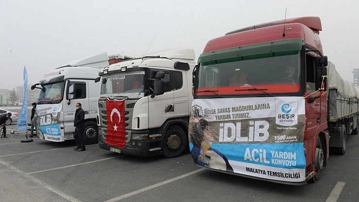 3 tır insani yardım