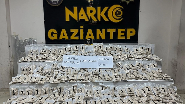 510 bin adet uyuşturucu hap ele geçirildi: 1 şahıs tutuklandı