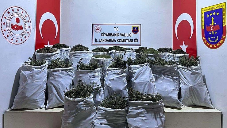 6 ayrı noktada 543 kilo esrar ele geçirildi