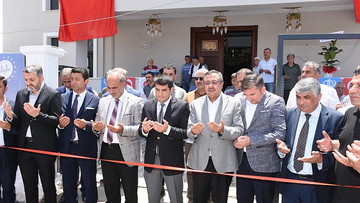 6 Şubat depremlerinde yıkılmıştı.. Malatya'da yeniden inşa edilerek ibadete açıldı...