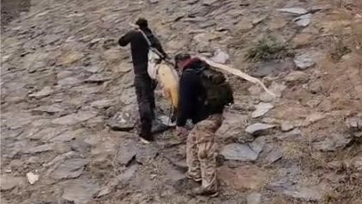 60 kilo turna omuzlarda taşındı