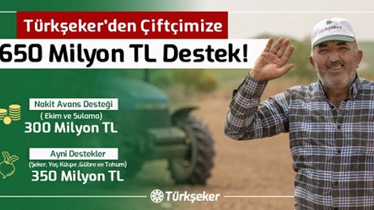 650 milyon TL destek