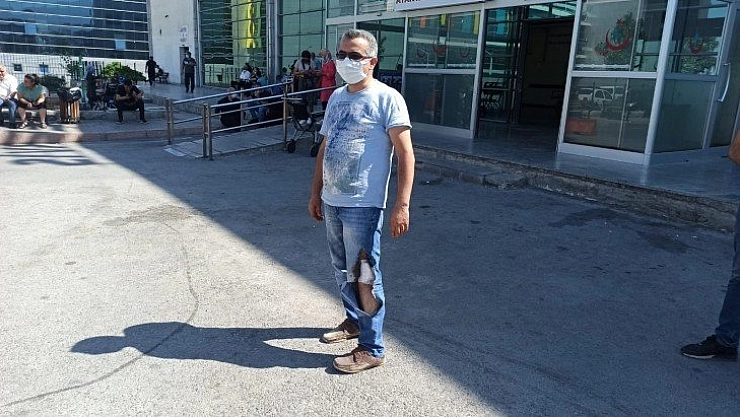 Acemi kasaplar hastanelik oldu