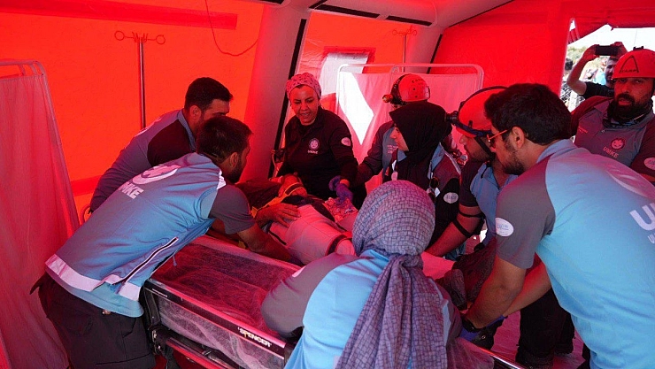 Adıyaman'da gerçeği aratmayan deprem tatbikatı
