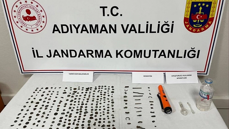 Adıyaman'da tarihi eser operasyonu