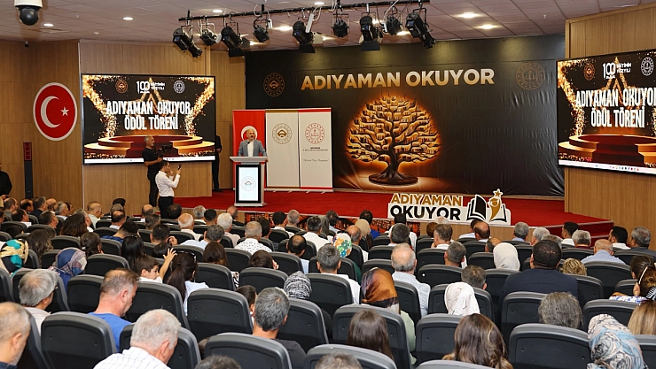'Adıyaman Okuyor' projesinin ödül töreni düzenlendi