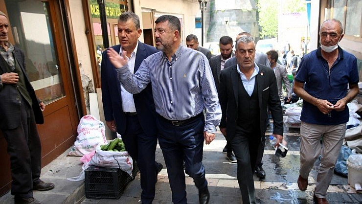 Ağbaba esnafı dinledi