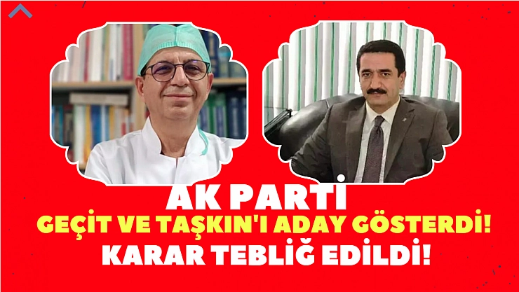 Karar tebliğ edildi