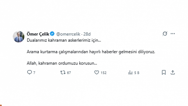 AK Parti Sözcüsü Çelik: 'Hayırlı Haberler Bekliyoruz'