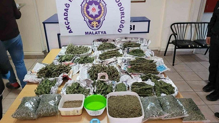 6,5 kilo esrar ele geçirildi