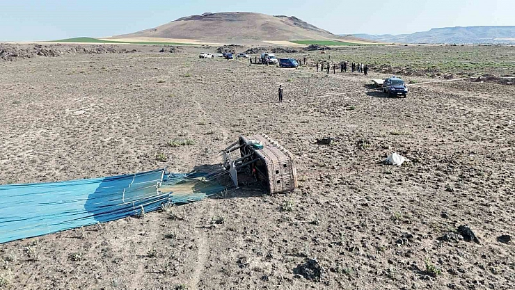 Aksaray'da balon kazası: 1 ölü, 12 yaralı