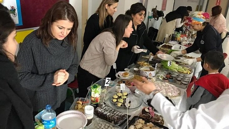 Akülü engelli arabası için Kermes
