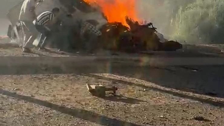 Malatya'da yanan tırda can pazarı kuruldu: Vatandaşlar seferber oldu