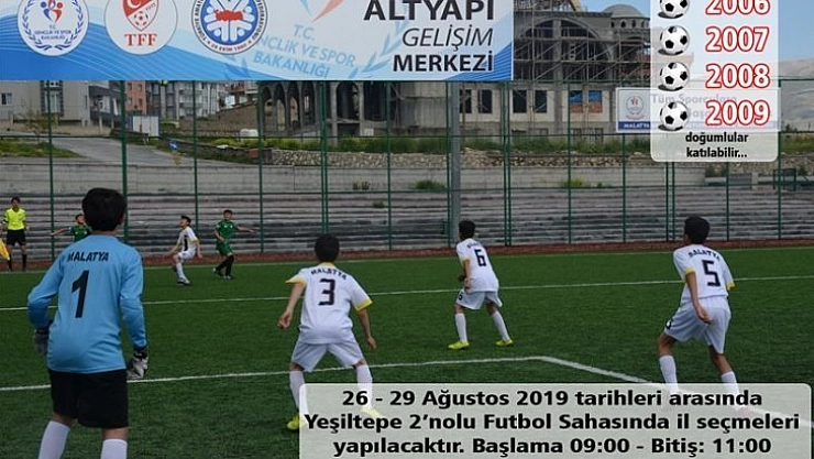 Futbolcu seçmeleri yapılacak