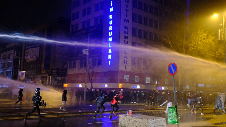 Ankara'da protestolar devam ediyor