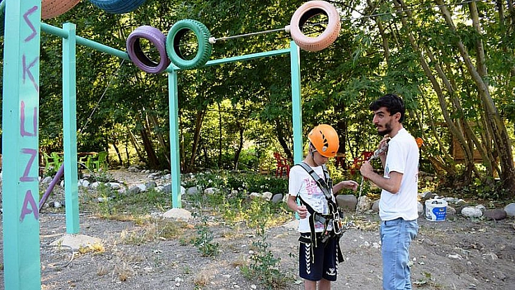 Zipline yoğun ilgi görüyor