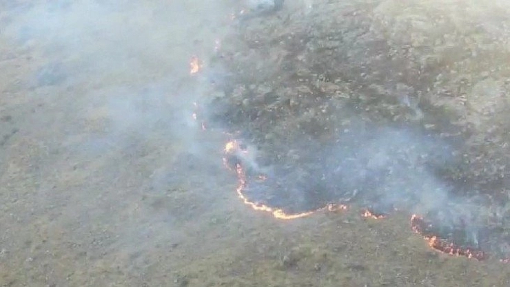 Yangına İHA ile müdahale