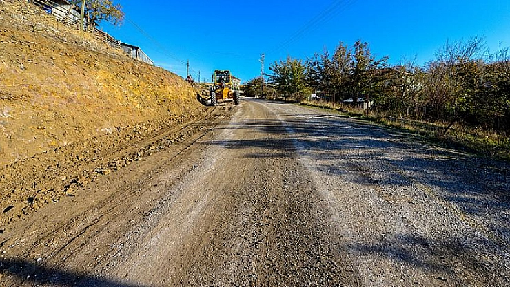 Büyükşehir Arguvan'da çalışıyor 