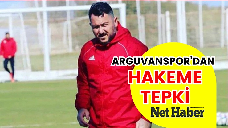 Arguvanspor'dan hakeme tepki