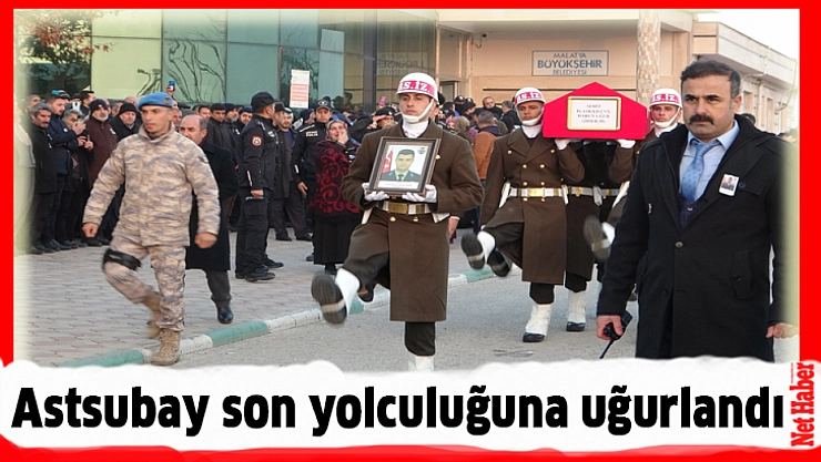 Astsubay son yolculuğuna uğurlandı