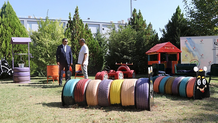 Atıklar  parka dönüştürüldü