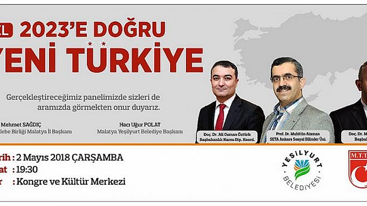 '2023'e Doğru Yeni Türkiye' 